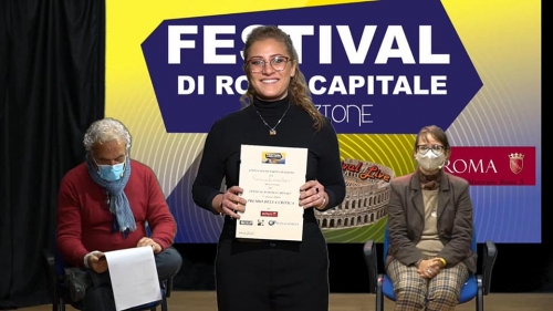 Francesca Romana Marziali Premio della Critica al Festival di Roma Capitale