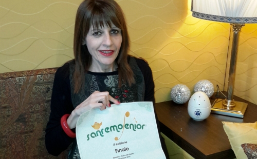Maria Cristina Ripamonti premiata al Sanremo Senior